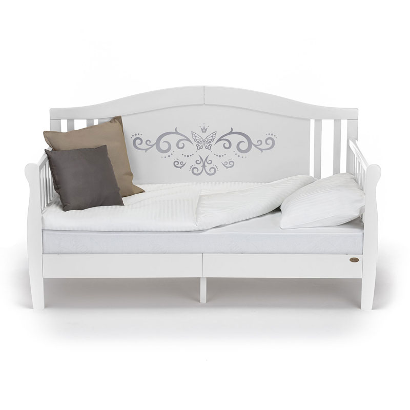 Детская кровать-диван Nuovita Stanzione Verona Div Armonia, Bianco/Белый  