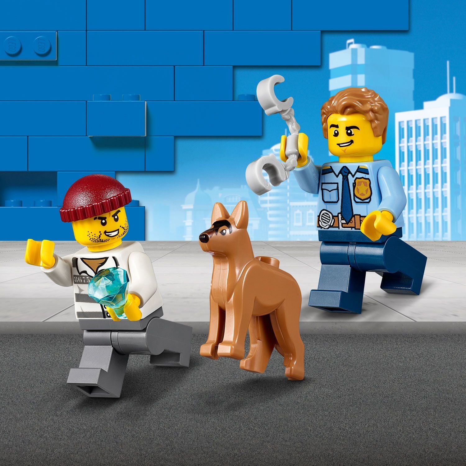 Конструктор Lego® City Police - Полицейский отряд с собакой  