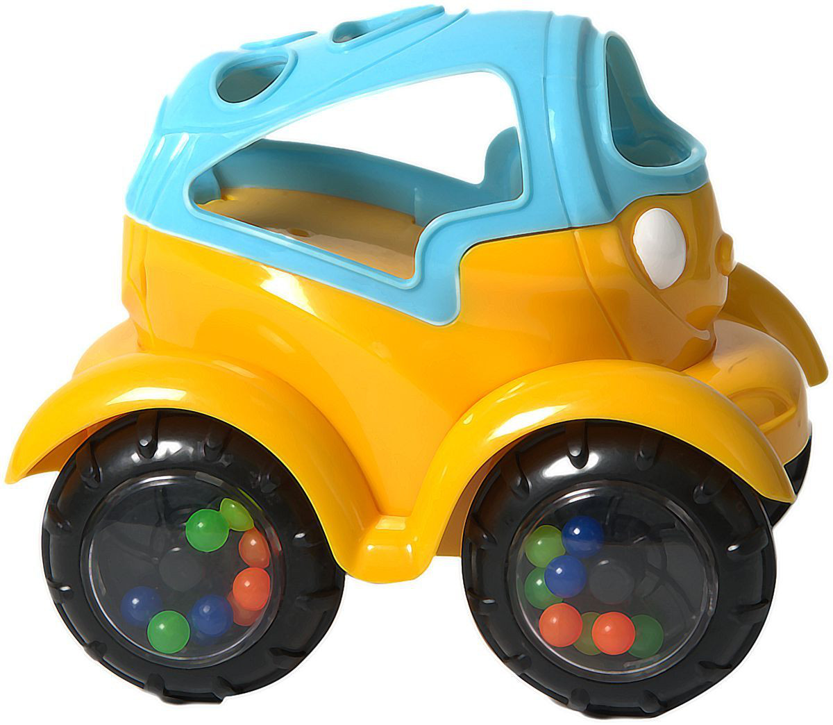 Машинка-неразбивайка, сине-желтая  