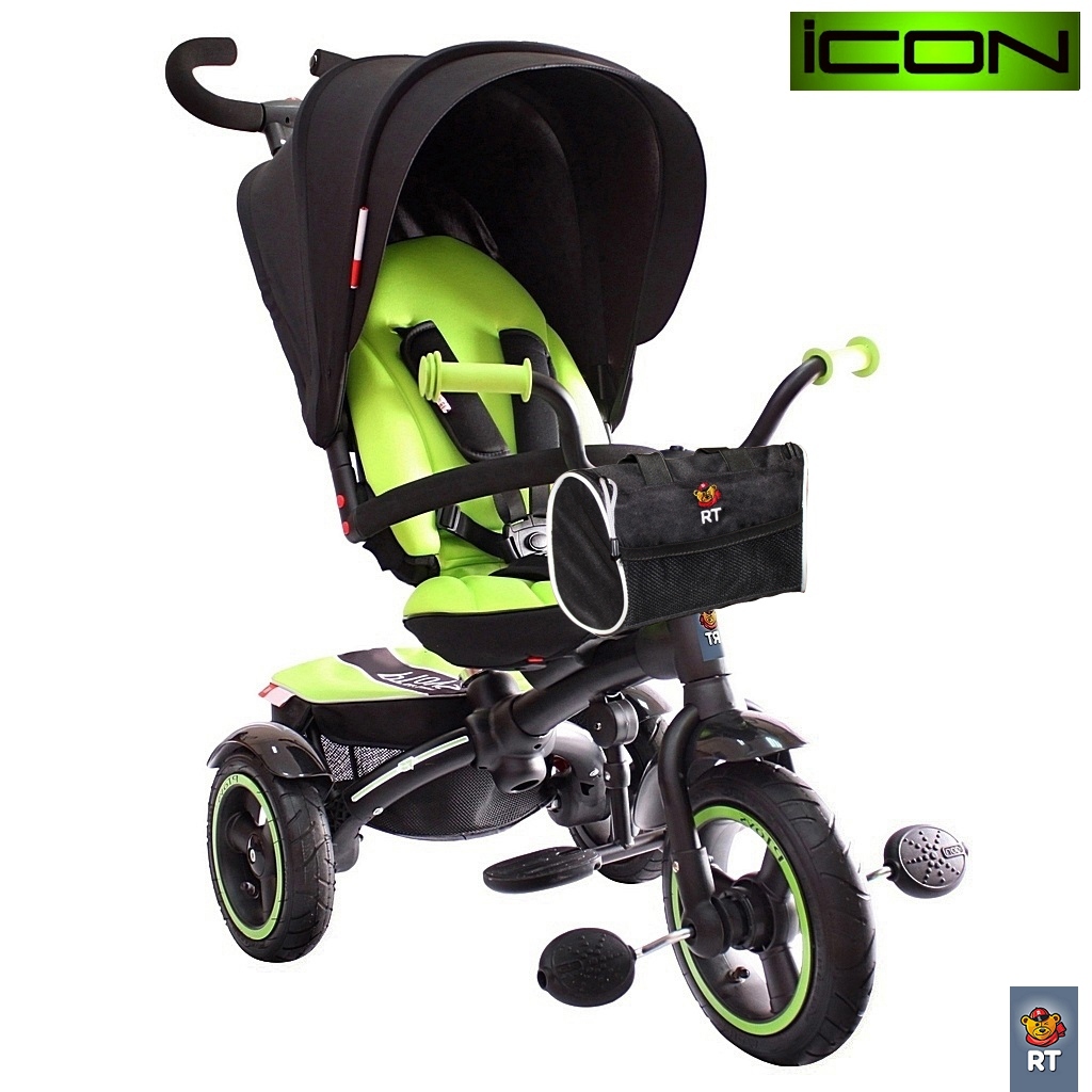 Icon 5 RT 3-х колесный велосипед-коляска VIP V5 by - Natali Prigaro, green  