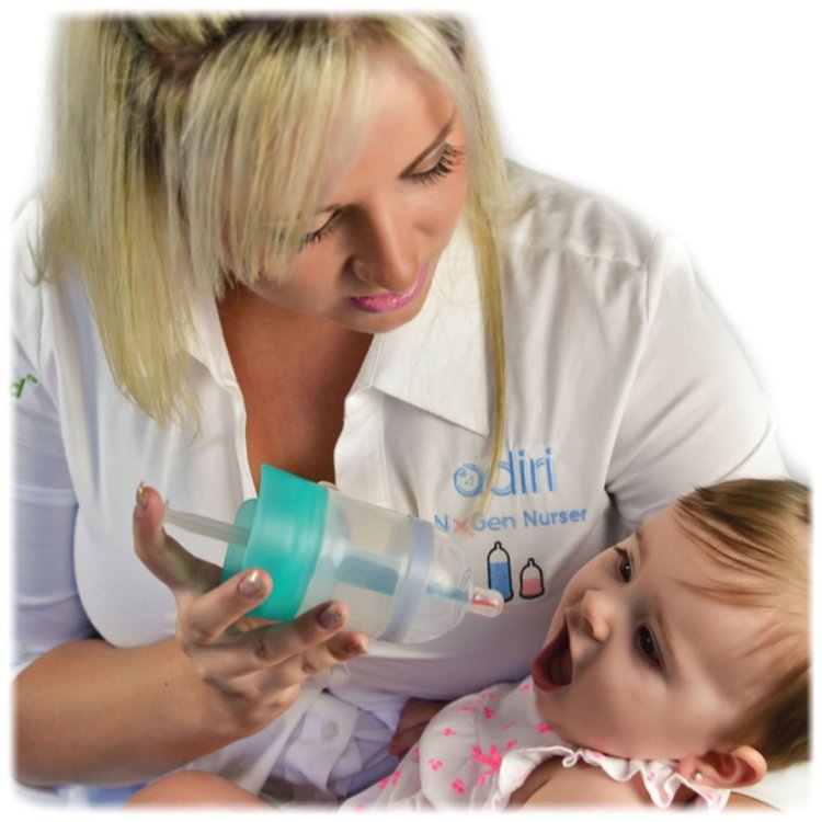 Бутылочка с системой подачи лекарств для грудничка - Adiri MD+