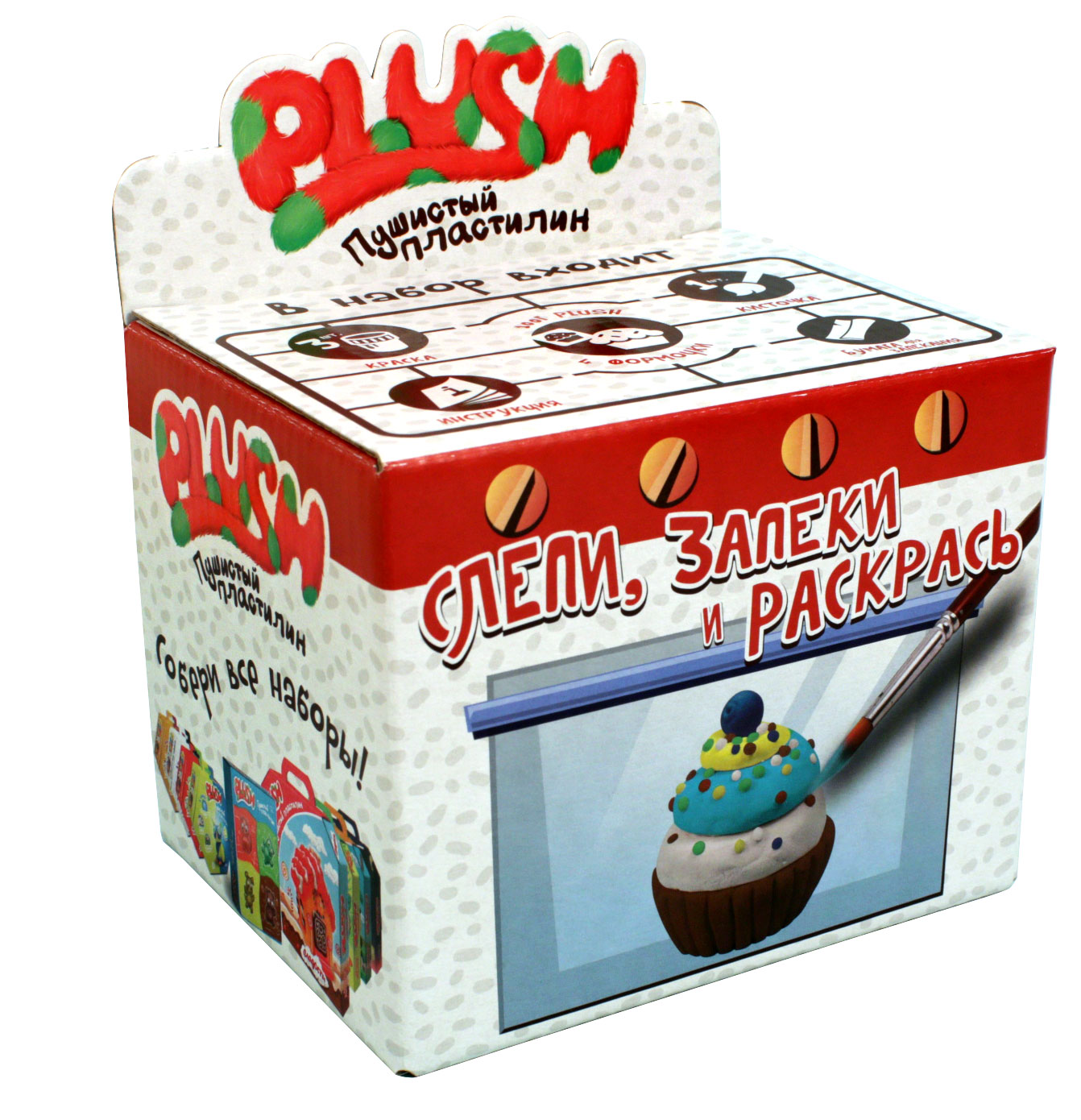 

Пластилин пушистый Plush Запекание