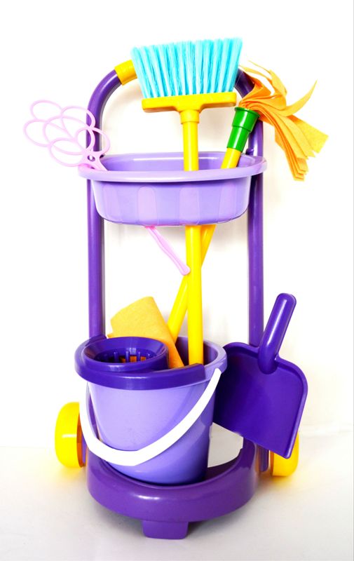 Уборка садового инвентаря. Набор игровой полесье чистюля. Принадлежности для убокр. Инвентарь для уборки. Детский инвентарь для уборки.