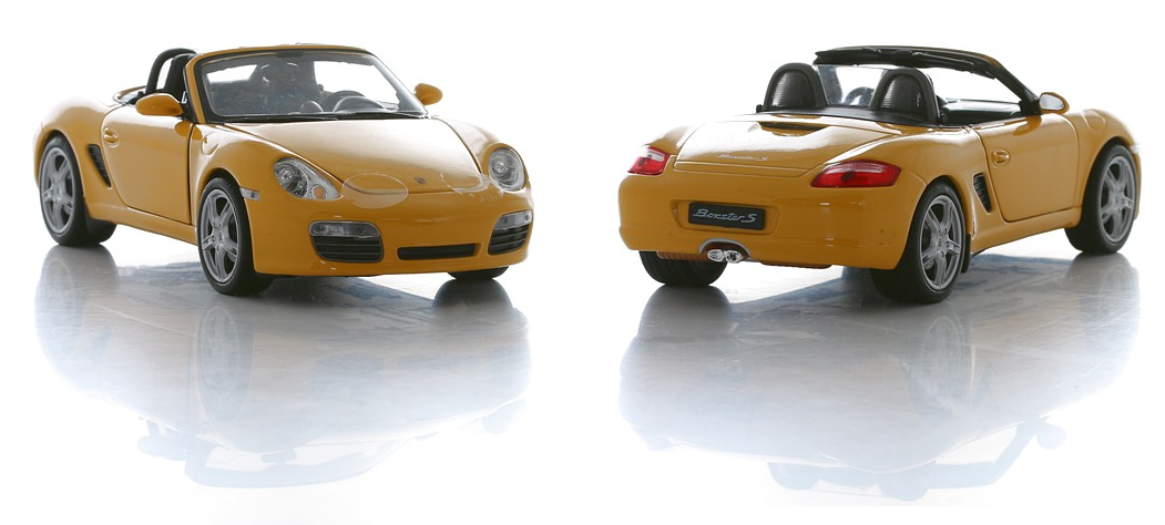 Машинка металлическая "Porsche Boxster S.convertible"  