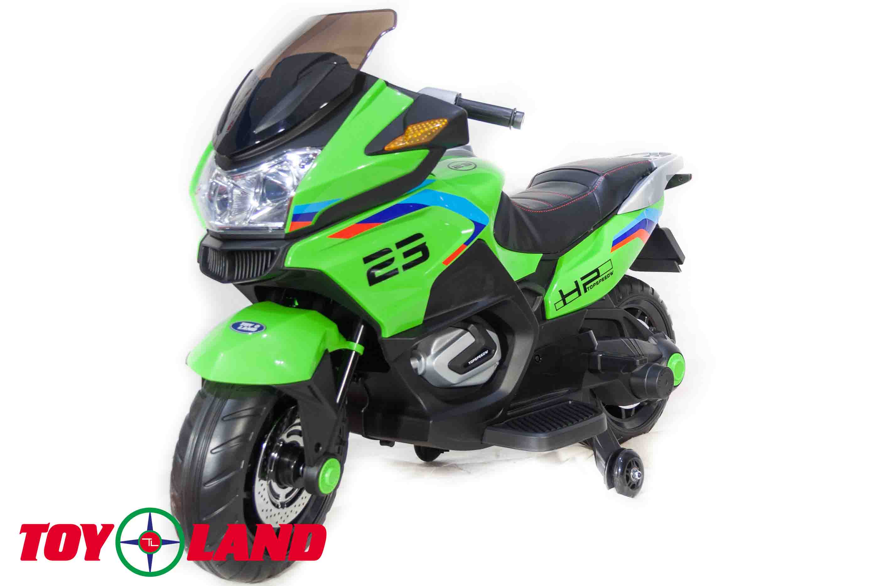 

Мотоцикл Moto New ХМХ 609, зеленый, свет и звук