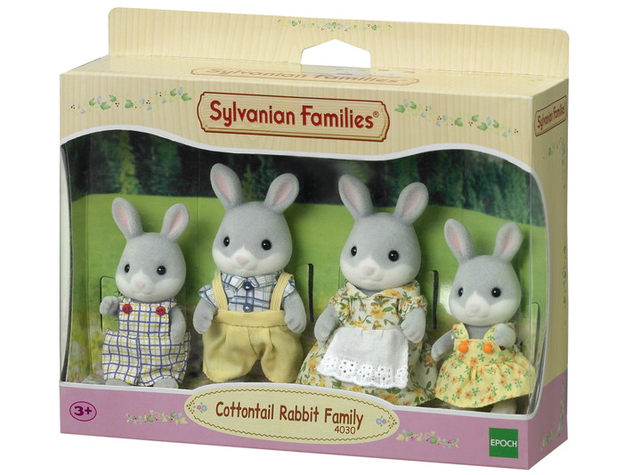 Sylvanian Families - Семья серых кроликов  