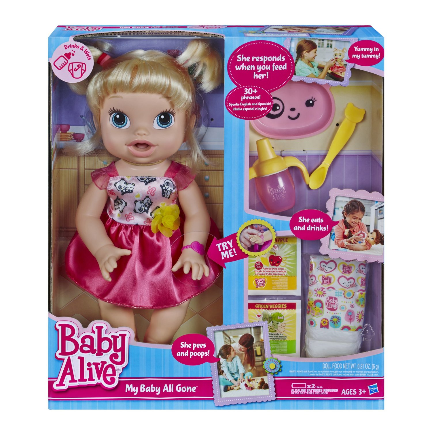 Смешная малышка Baby Alive  