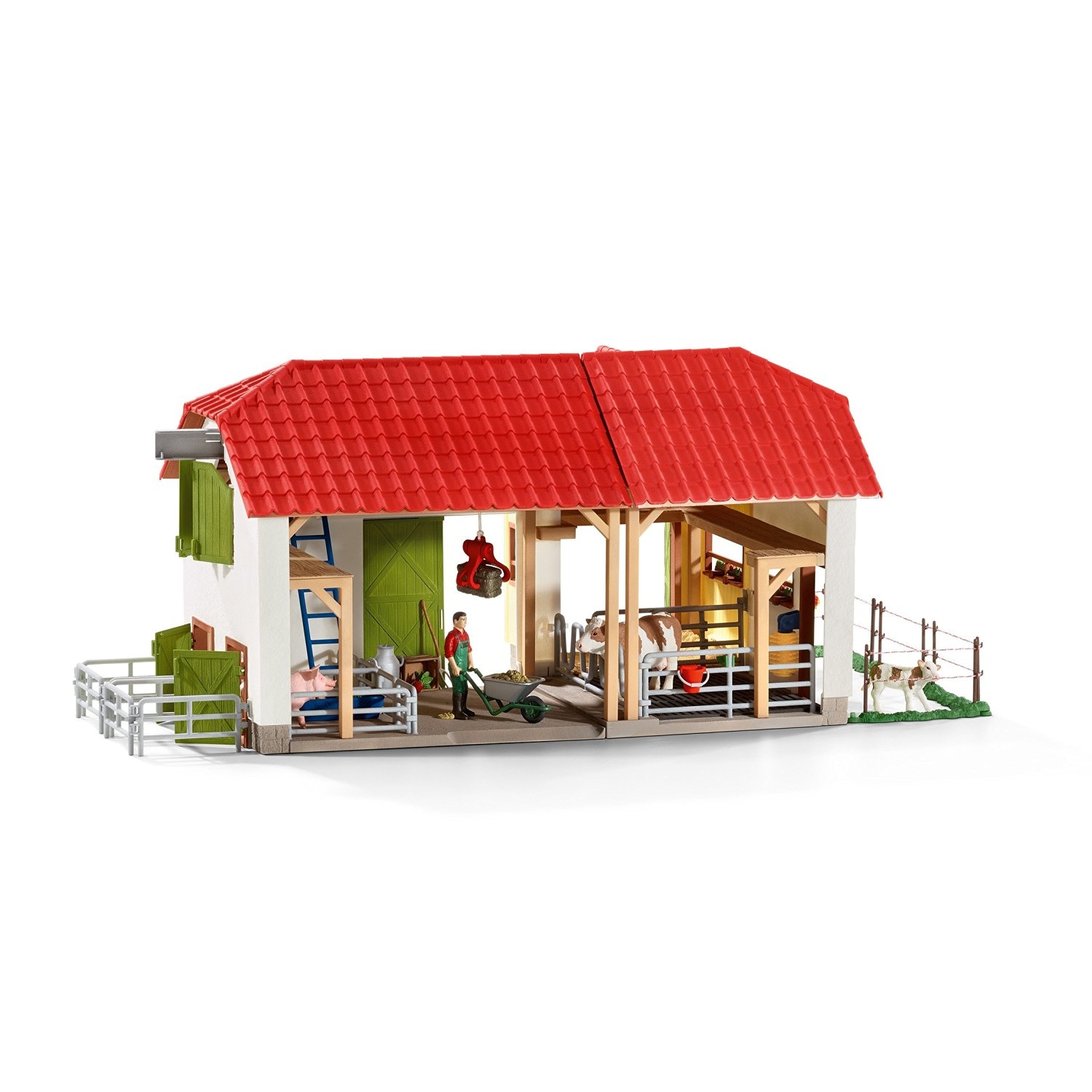 Schleich Большая Ферма с животными и аксессуарами  