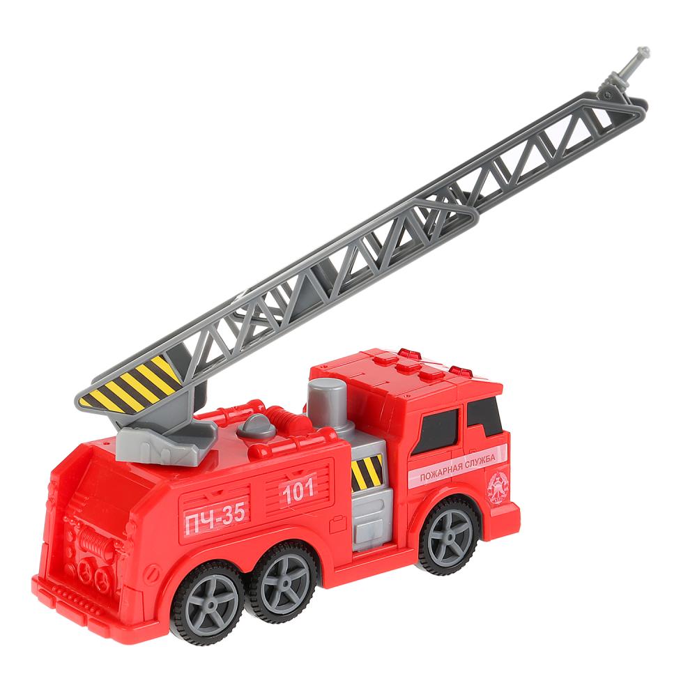 Пожарная машина, 17 см, свет, звук, подвижные элементы  