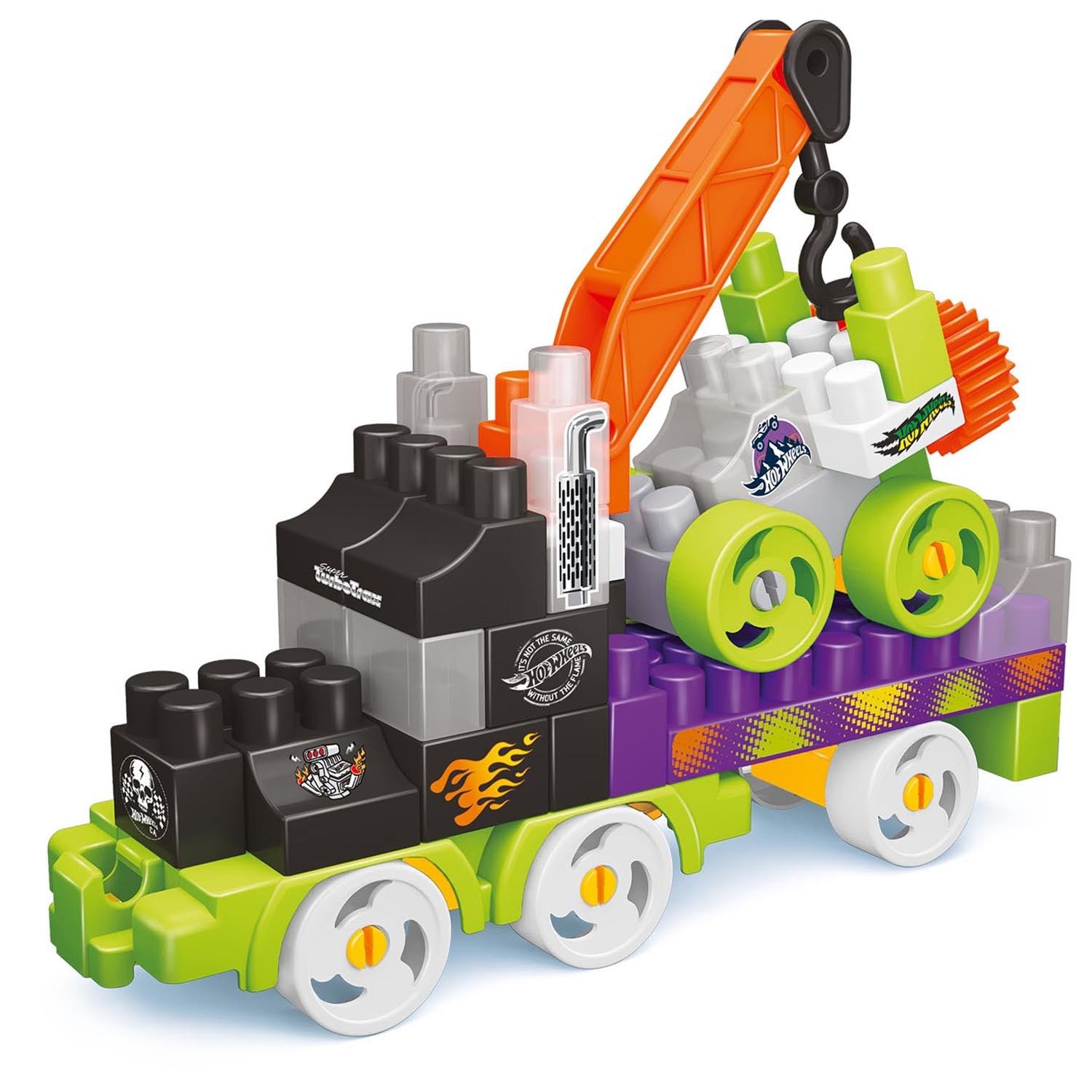 

Конструктор Hot Wheels, серия Trailerz Blacky + Dexter