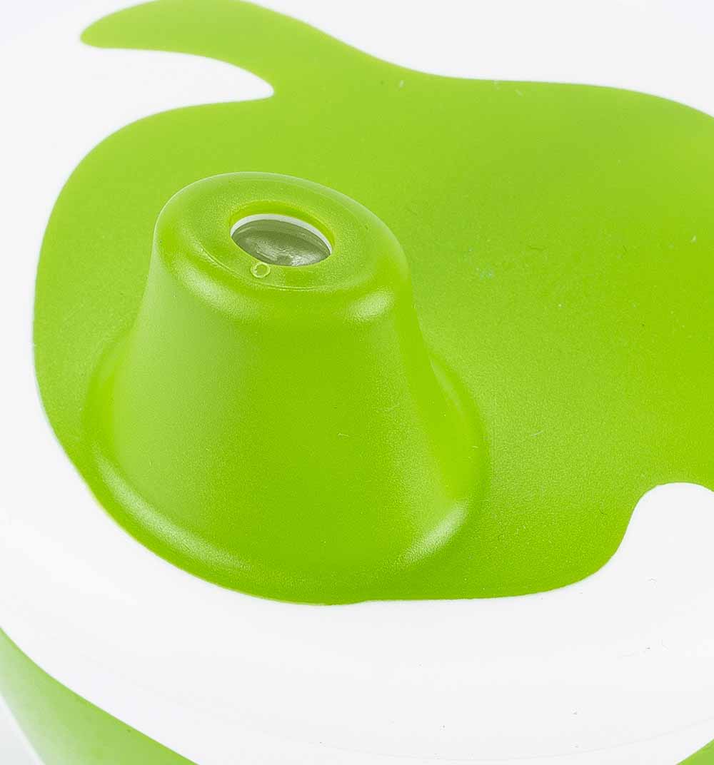 Чашка-непроливайка с ручками - Little cow, 250 мл, 9+, зеленый  