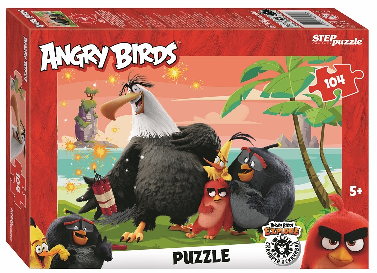 

Пазл Angry Birds, 104 деталей