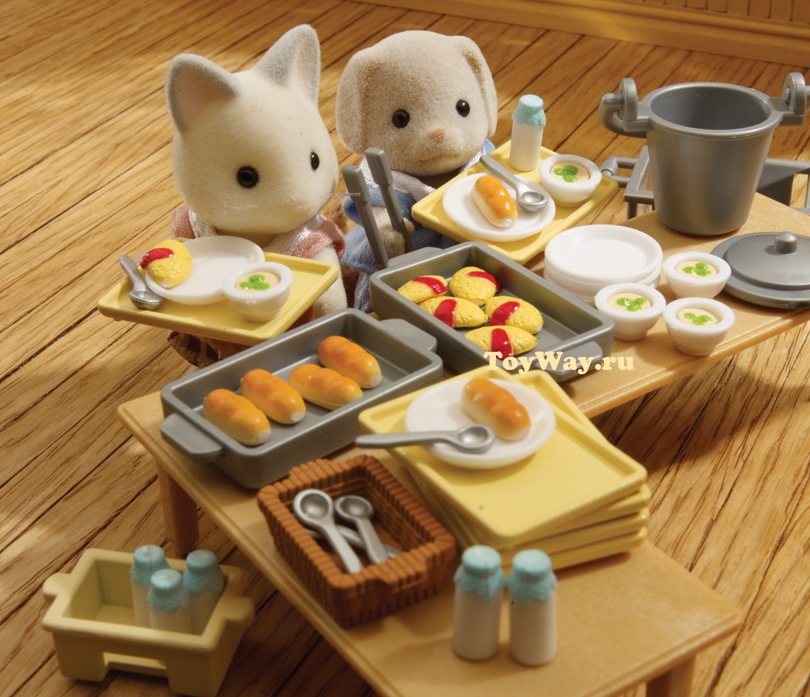 Sylvanian Families - Школьный обед  