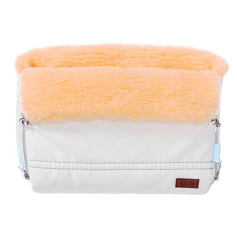 

Муфта меховая для коляски Nuovita Alpino Lux Pesco Bianco/Белый