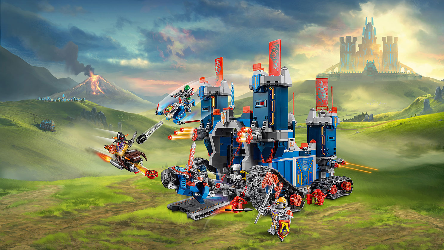 Lego Nexo Knights. Фортрекс - Мобильная крепость  