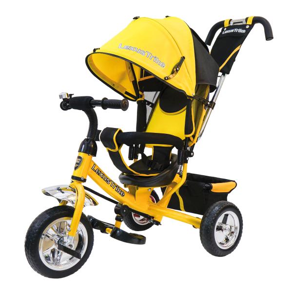 

Велосипед 3-х колесный - Lexus Trike, желтый, с колесами EVA диаметром 25 и 20 см