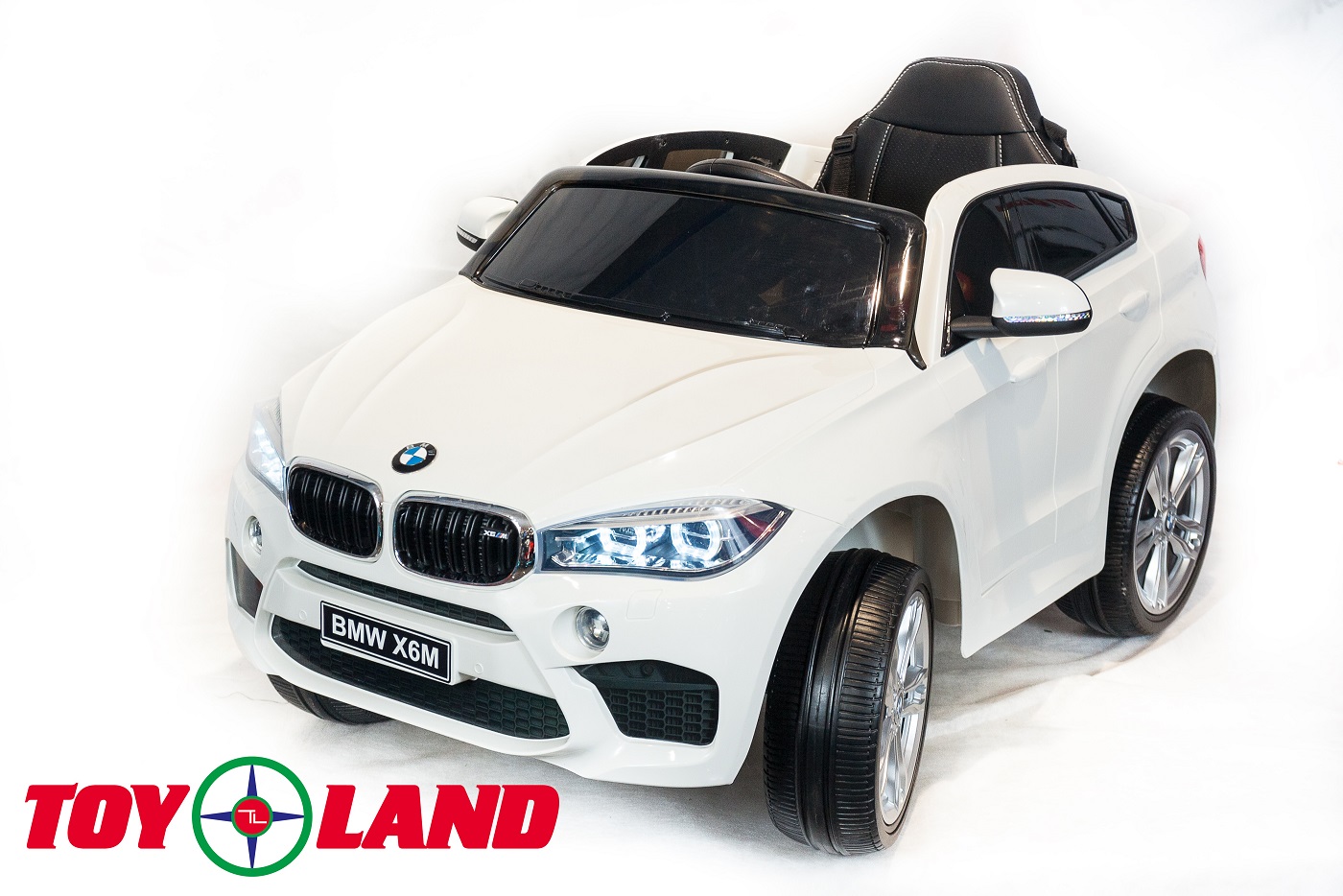 

Электромобиль ToyLand BMW X6 mini белого цвета