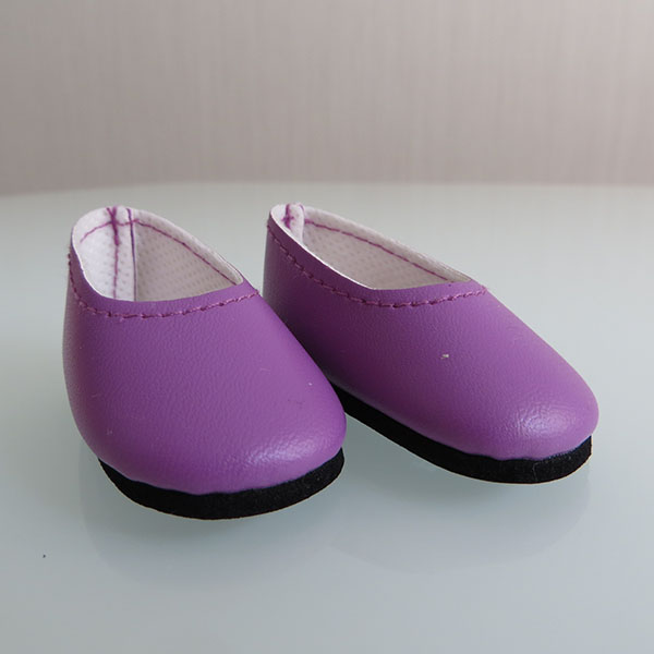 Туфли фиолетовые, для кукол 32 см  