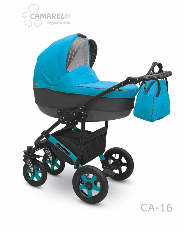 Детская коляска Camarelo Carera 2 в 1, голубая  