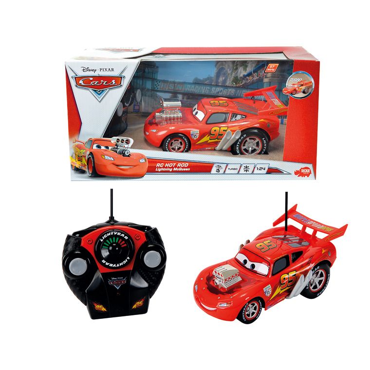 RC HOT ROD Молния МакКуин на радиоуправлении, 1:24, 17 см  