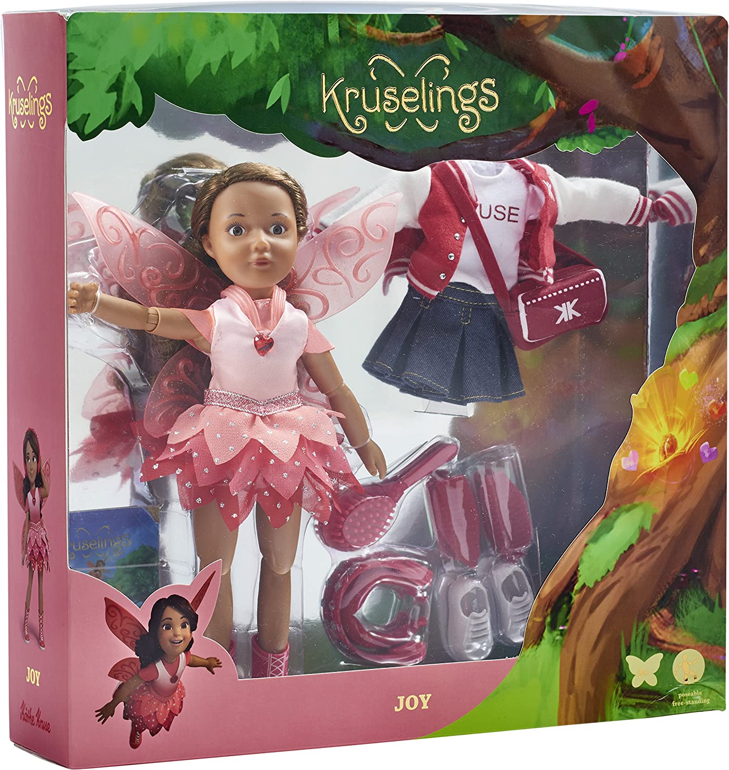 Кукла Джой, 23 см делюкс набор с 2 комплектами одежды  