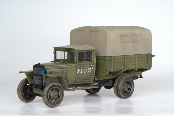 Модель для склеивания - Советский армейский грузовик образца Звезда, 1943 года ГАЗ-ММ  