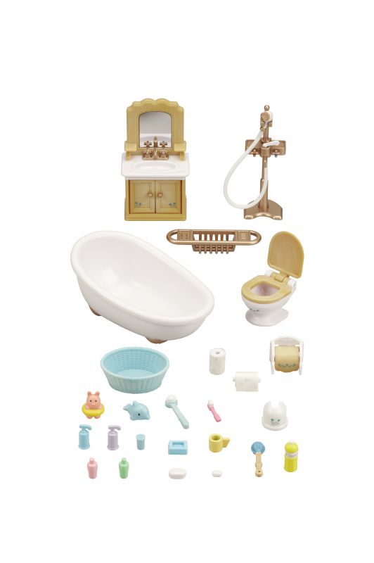 Игровой набор из серии Sylvanian Families - Ванная комната и туалет  