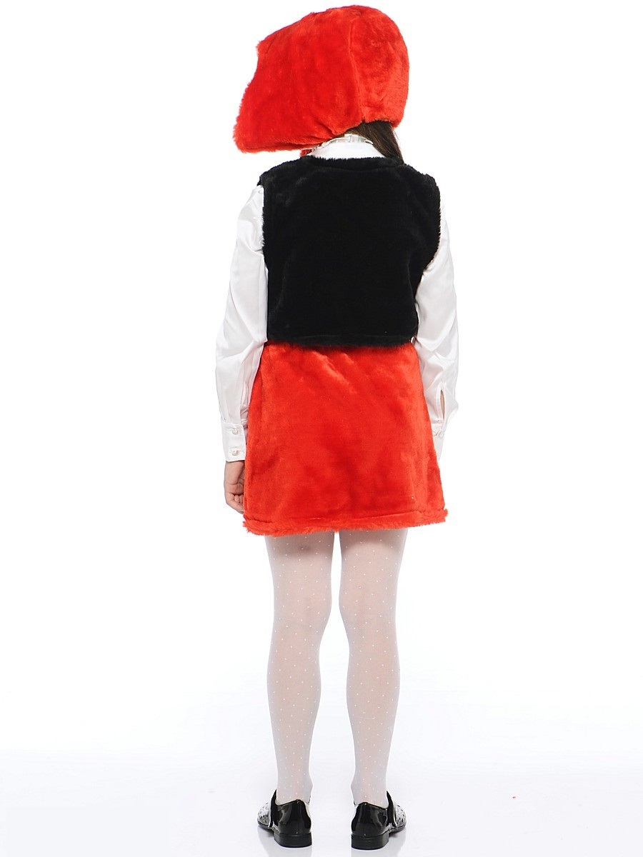 Костюм карнавальный детский – Красная шапочка, мех, размер 28  