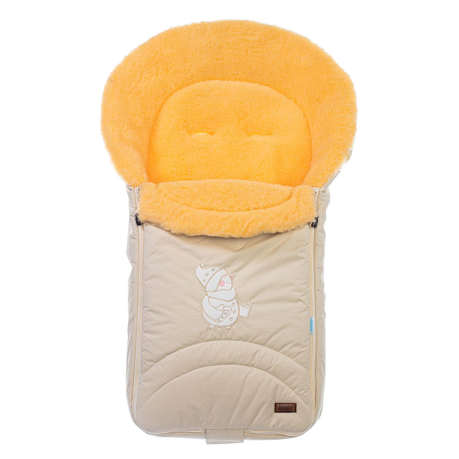 

Конверт зимний меховой Nuovita Tundra Pesco, crema/кремовый