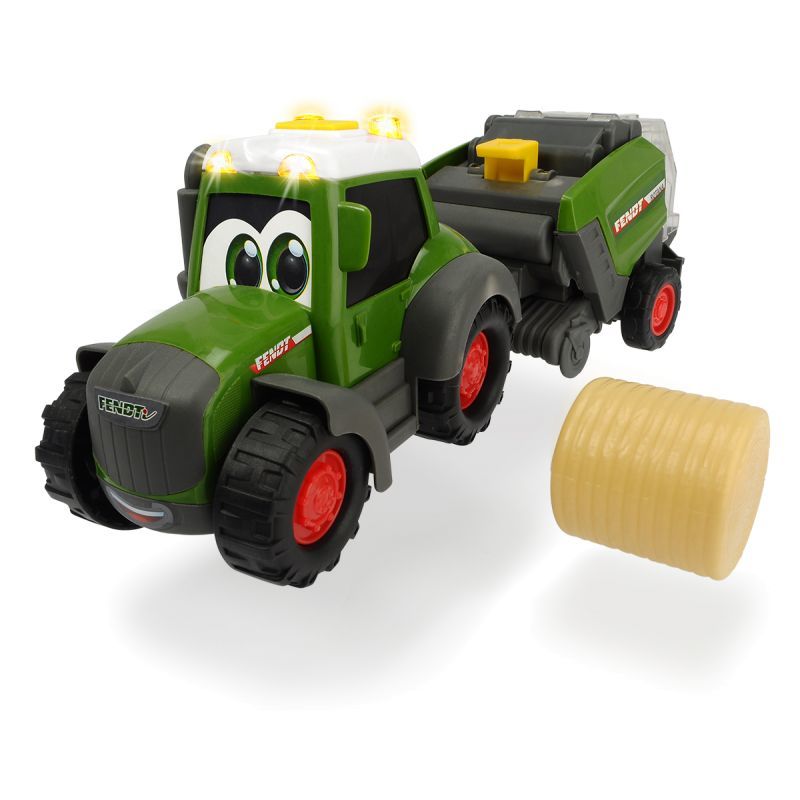 

Трактор Happy Fendt с прессом для сена, 30 см, свет и звук