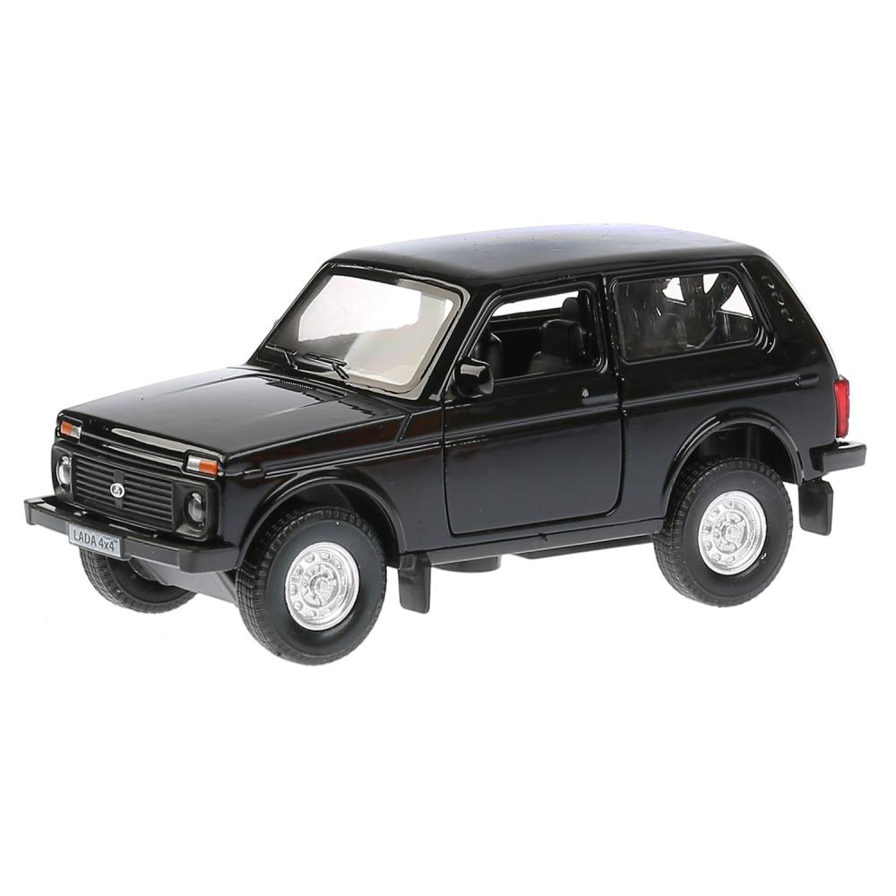 

Модель автомобиля Lada 4 x 4, инерционная, открываются двери, 12 см