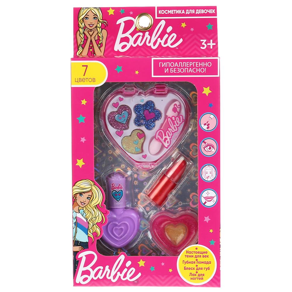 Косметика для девочек – Барби, тени, помада, блеск для губ, лак  