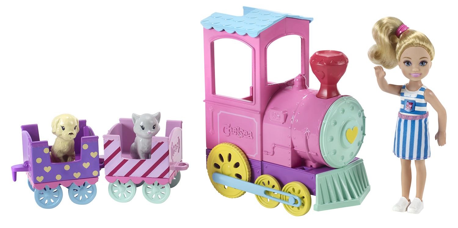 

Игровой набор – Паровозик с куклой Челси. Barbie