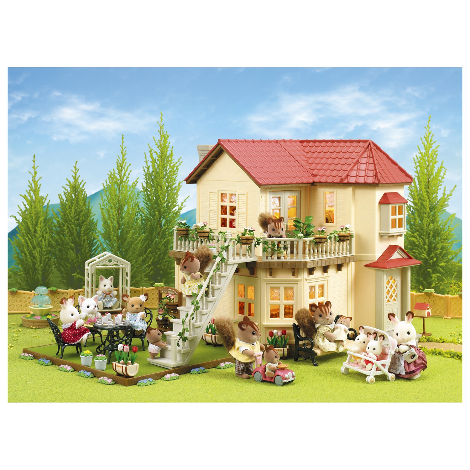 Sylvanian Families Набор Большой дом со светом  