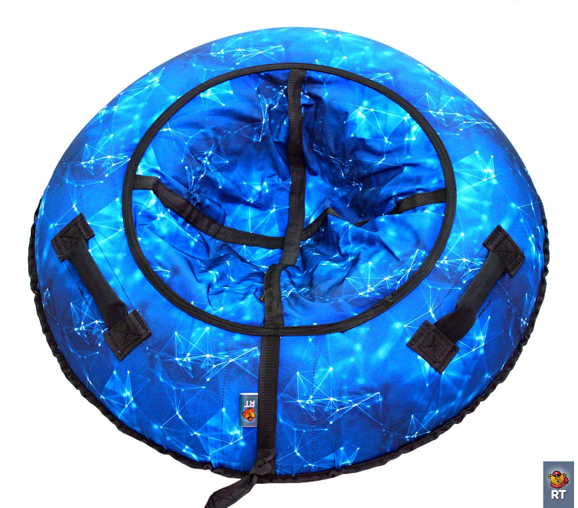 Санки надувные Тюбинг - Созвездие синее, диаметр 105 см.  