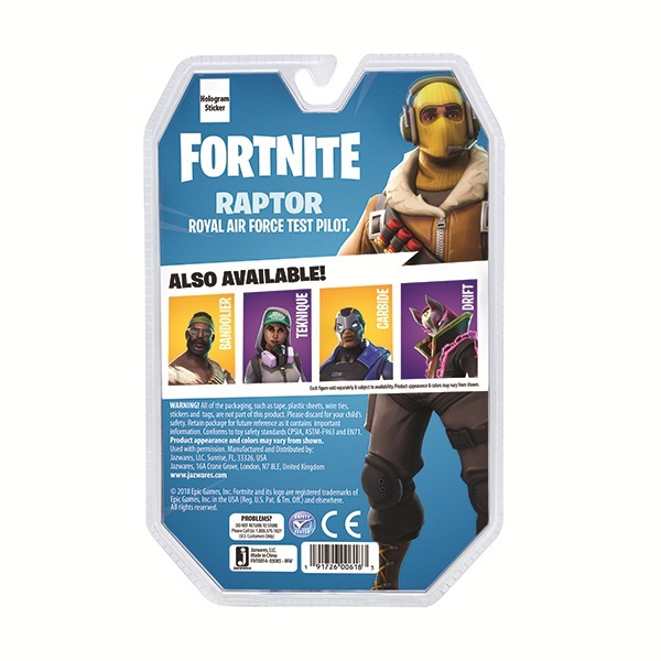 Фигурка Fortnite - Raptor с аксессуарами  