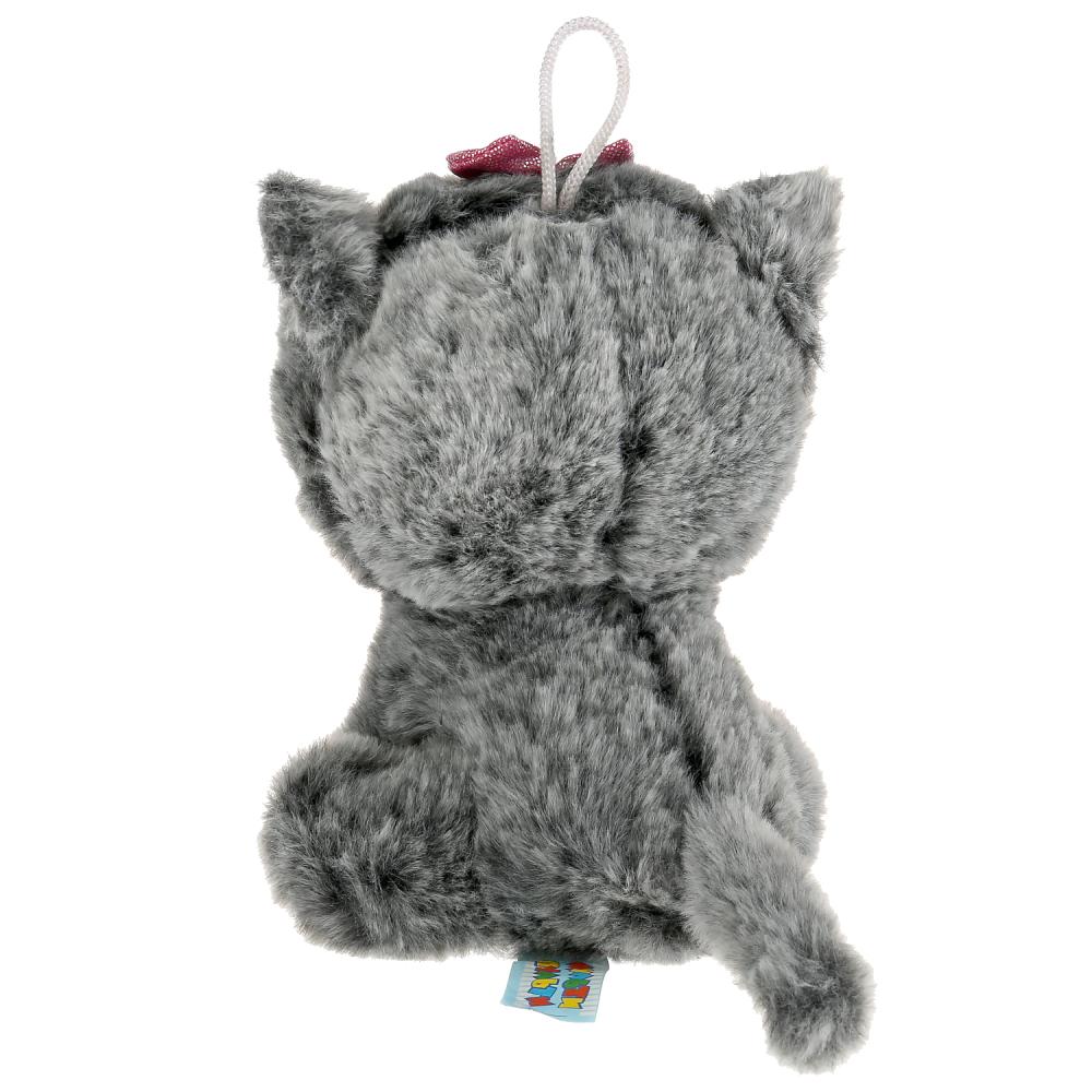 Игрушка мягкая - Кошка с бантиком, 15 см  