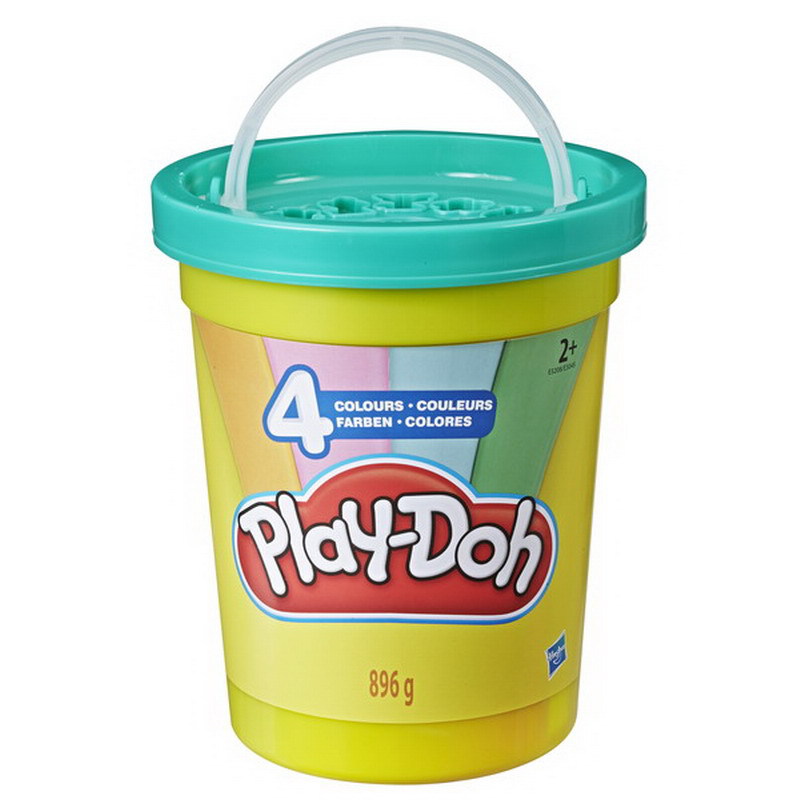Игровой набор Play-Doh - Большая банка, 4 цвета   