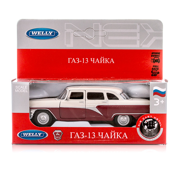 Модель машины Gaz 13 Чайка, 1:34-39  