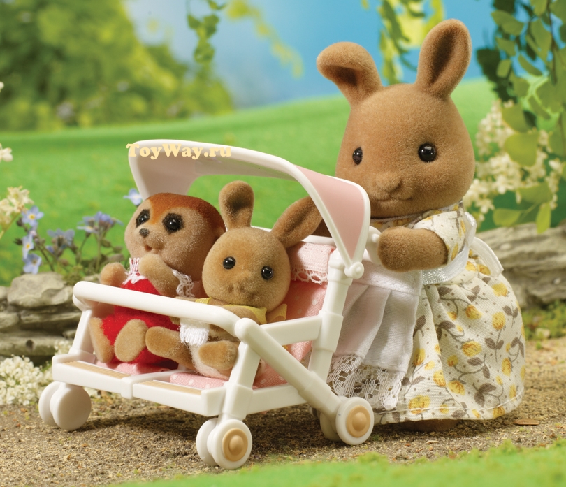 Sylvanian Families - Коляска для двойни  