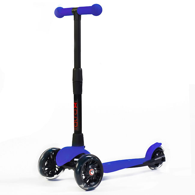 

Самокат 3-колесный Alfa Model Buggy Boom со светящимися колесами, цвет синий