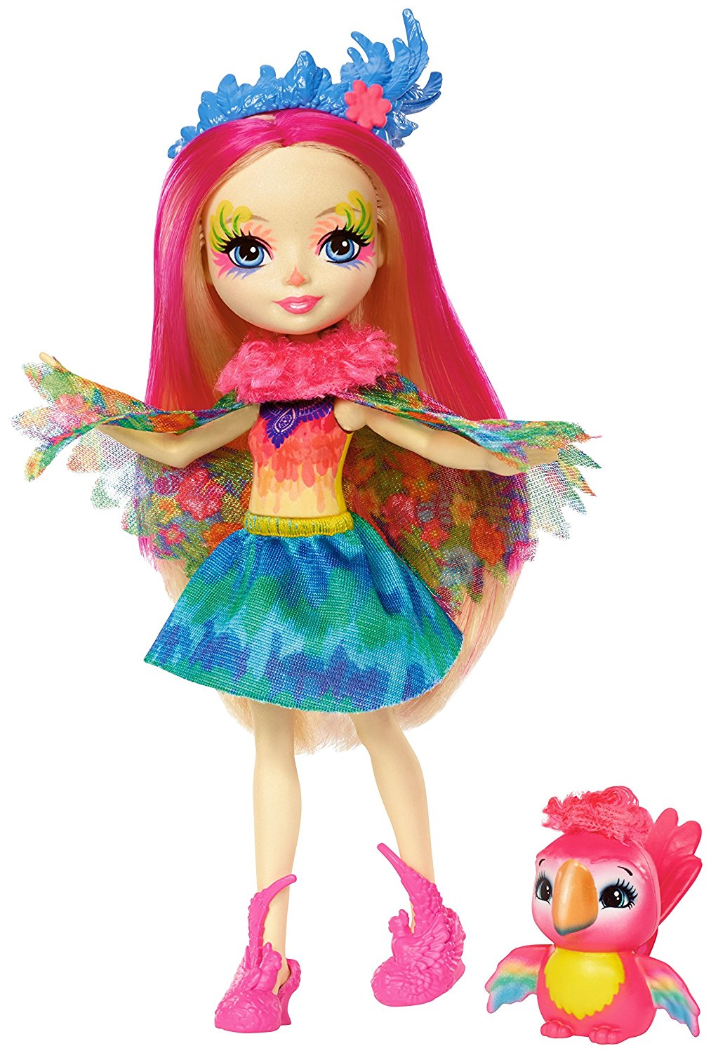 Кукла Enchantimals с питомцем - Пикки Какаду, 15 см  