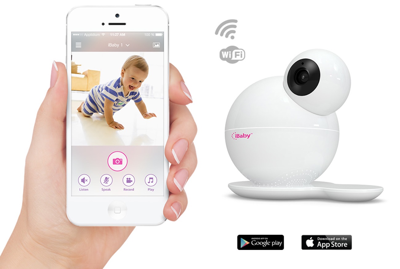 Видеоняня iBaby Monitor M6S с гигрометром, термометром и датчиком качества воздуха 