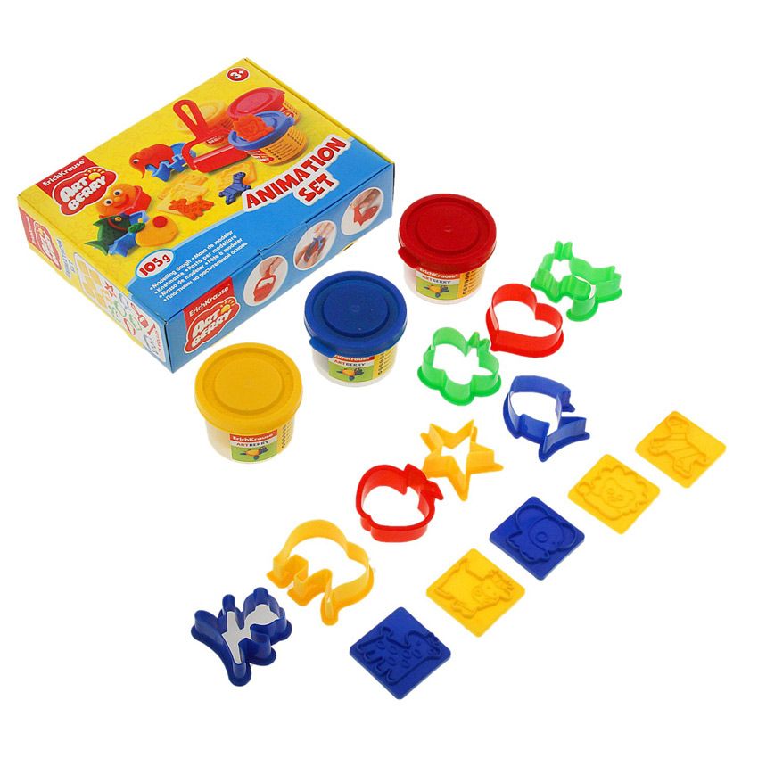 Малый набор для лепки Artberry - Animation Set, 3 банки по 35 грамм