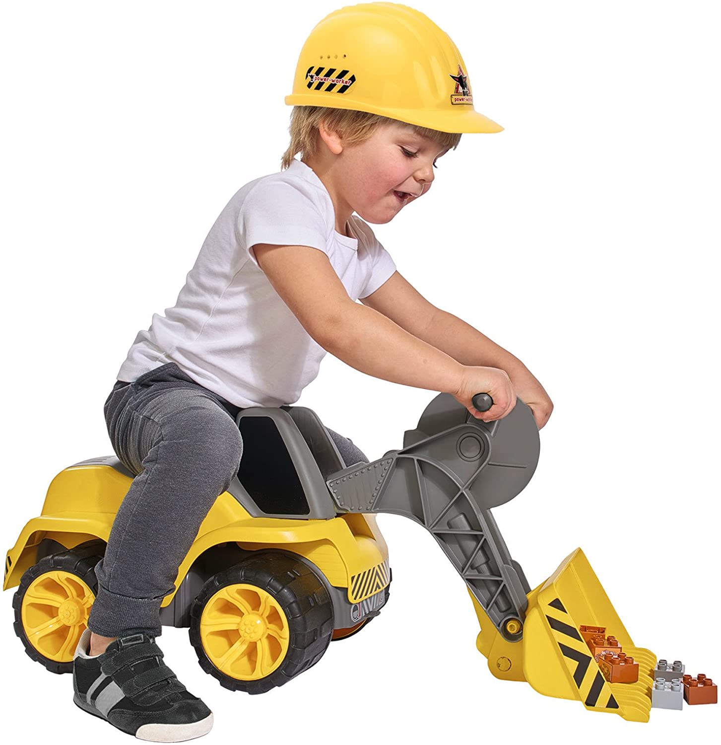 Детская машина-каталка погрузчик - Power Worker Maxi  