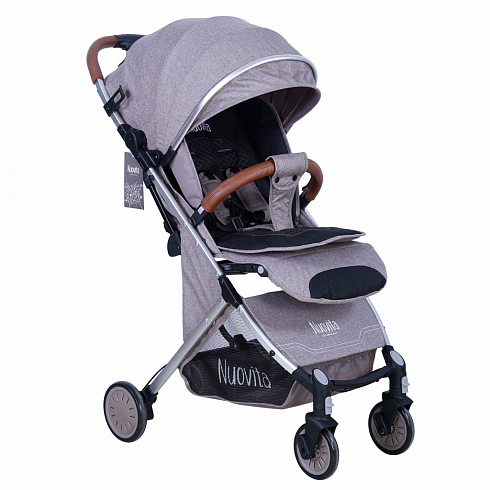 

Прогулочная коляска Nuovita Giro Lux, Кофейный, Серебряный