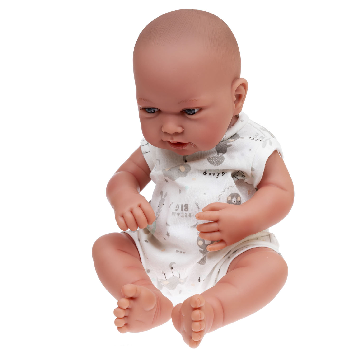 Кукла-пупс Клаудия в сером 42 см виниловая  