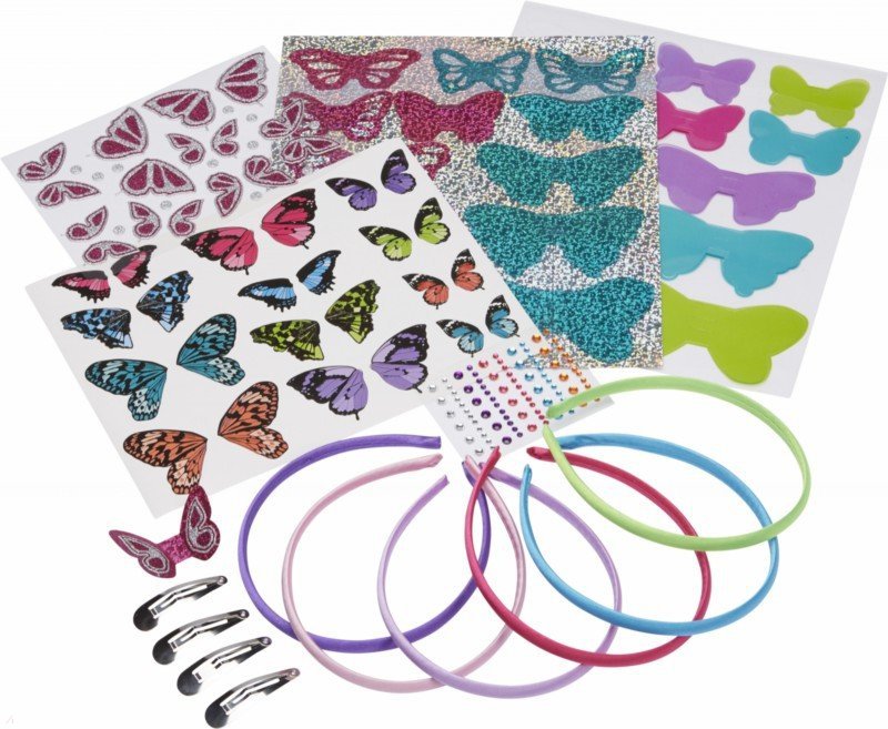 Набор для создания ободков - Блестящие бабочки, от 8 лет  