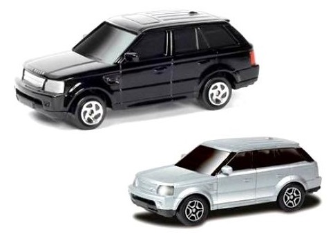 

Машина металлическая RMZ City - Range Rover Sport, 1:64, цвет серый / черный