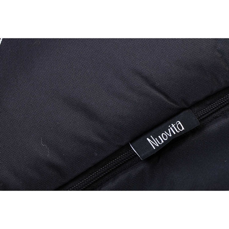 Конверт зимний меховой Nuovita Islanda Bianco Nero/Черный  